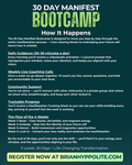 30-Day Manifest Bootcamp