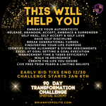 90 DAY TRANSFORMATION CHALLENGE: SPIRITUAL ALCHEMY